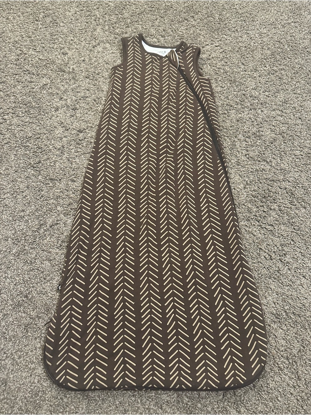 Kyte Baby Sleep Sack - 1.0 TOG Brown Chevron
